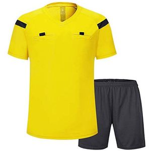 SHINESTONE Heren scheidsrechter tricot voor voetbal, korte mouwen ..