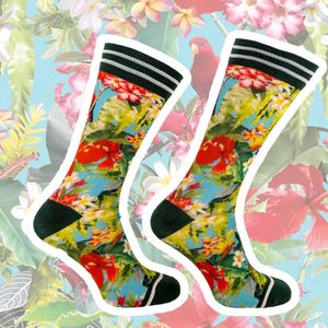 Sock My Feet - Sock my Tropical Birds - Vrolijke sokken - Grappige sokken - Vogel sokken