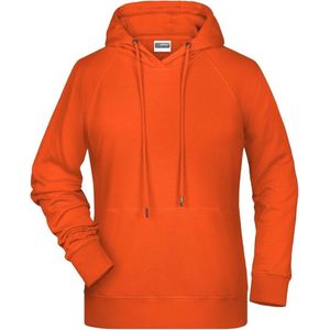 James and Nicholson Dames/dames Raglan Sleeved Hoodie (Oranje)
