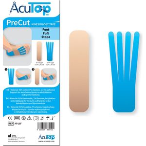 AcuTop PreCut Kinelogische Tape Voet