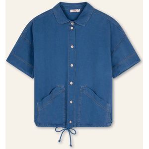 Oilily - Bliss short sleeves blouse - Blauw - 38