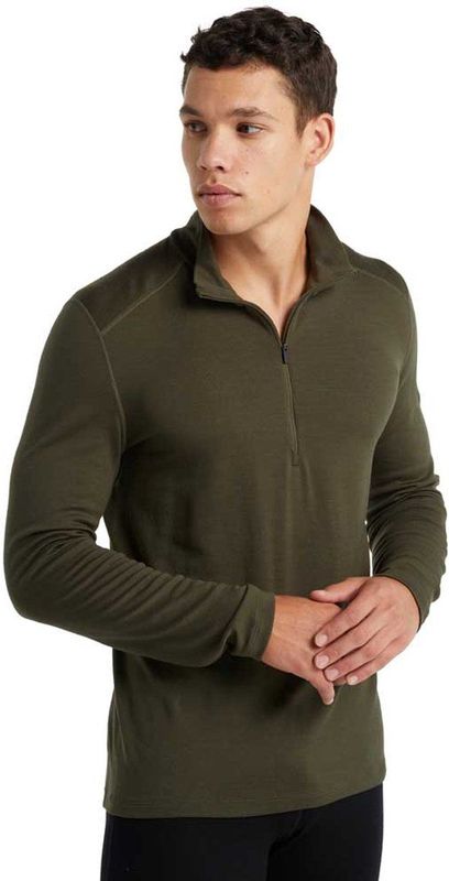 Icebreaker Merino 260 Tech Lange Mouwen Basislaag Groen S Man