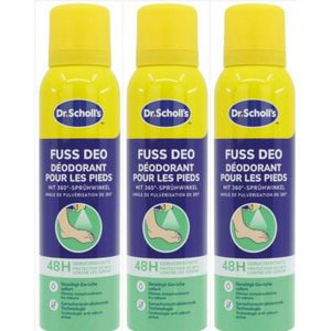 Scholl - Schoenendeodorant - Extra fris - 24H - Voordeelverpakking - 3x150ML