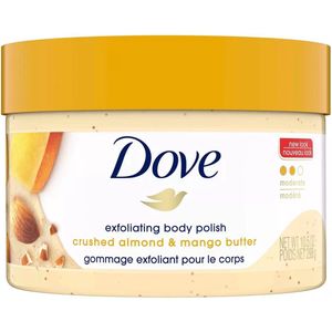 Dove Crushed Almond & Mango Butter Exfoliating Body Scrub - Lichaamsscrub - Bad & Douche - 298g