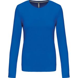 Kariban Dames T-shirt ronde hals lange mouwen K383 - Light Royal Blue - L