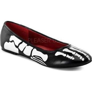 Funtasma Ballerina -40 Shoes- X-RAY-01 US 10 Zwart/Wit