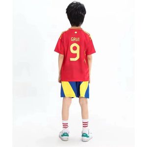 Voetbalshirt + broekje Spanje Gavi voor kids maat maat 140 (10 a 11 jaar)