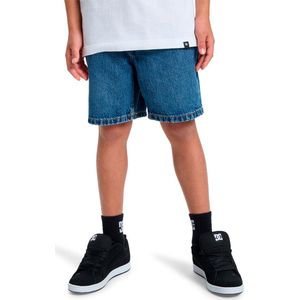 DC Shoes - Workerbaggy - Korte Jeans - Blauw - Baggy Fit - 14 Years