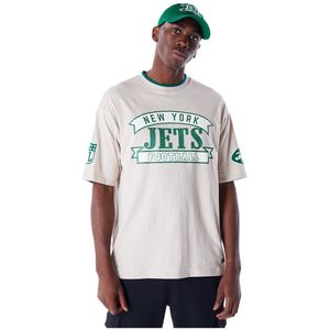 New Era - Oversized T-shirt - Wit - New York Jets NFL Graphic