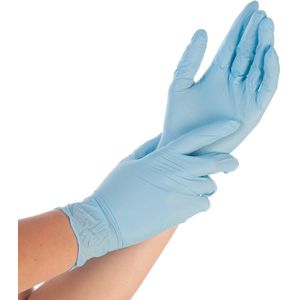 HYGOSTAR Nitril-handschoen CONTROL, XL, blauw, gepoederd