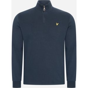 Lyle & Scott Interlock quarter zip - dark navy