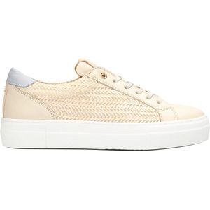 Fred De La Bretoniere Sneaker Storm Luca Off White/Blauw - Maat 41