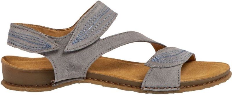 Sandalen - Effen - Leer/Suède - Klittenbandsluiting