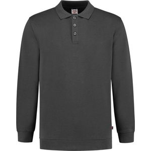 Tricorp Polo Sweater Boord 60°C Wasbaar 301016 Donker Grijs - Maat XXL