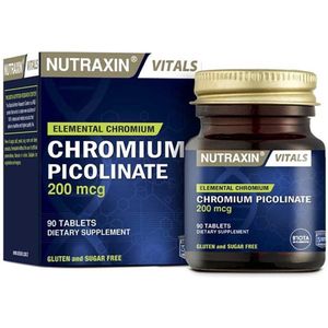 Nutraxin - Chromium Picolinate 200 mcg 90 Tabletten