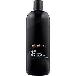 Label.M Deep Cleansing Shampoo-1000 ml - vrouwen - Voor Beschadigd haar