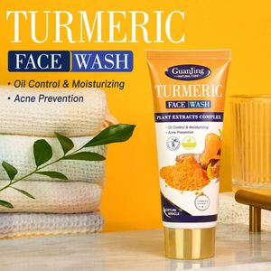 Turmeric Face Wash – Gezichtsreiniger met Kurkuma en Hyaluronzuur & Centella - Acne - Tegen acne - Anti-aging - Kurkuma Face Wash