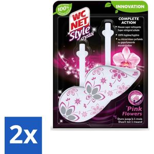 WC Net - Toiletblok - Frisse Bloemen - 2 Blokjes - Voordeelverpakking - 2 stuks