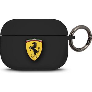 Ferrari Airpods Pro 1 (1e generatie) Case met Ring - Zwart