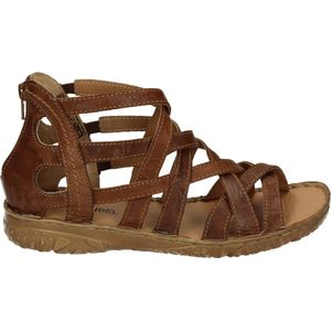 Sandaal - Effen - Leer - Open Toe - Platte Hak