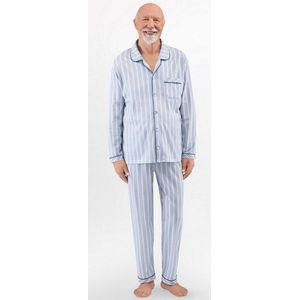 Martel | Adam | warme en dikke katoen herenpyjama | lichtblauw | gemaakt in europa | M