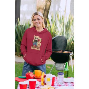 30 Jaar Verjaardag cadeau Hoodie - Rood Hoodie Vrouwen - Maat M - Verjaardag Cadeau Vrouwen - Limited Edition