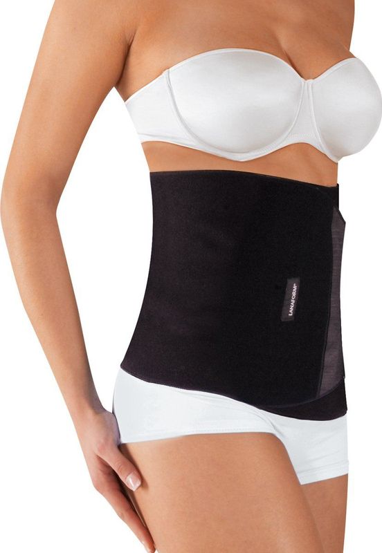 Lanaform - Dynamic - Afslankgordel - Zwart - Drielagige Zweetstof