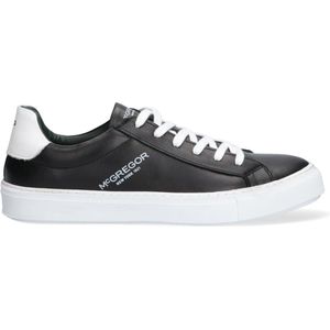McGregor Heren Sneakers - Zwart - Lage Sneakers - Leer - Veters