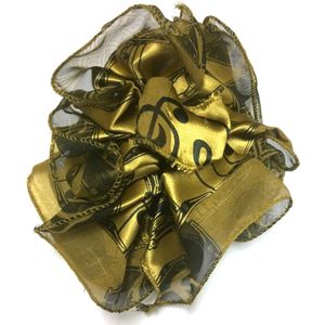 Pom-Pom Haarclip instrumenten zwart-goud