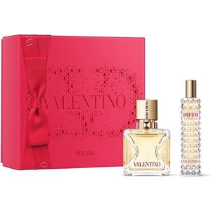 Valentino Voce Viva Giftset - 50 ml eau de parfum spray + 15 ml eau de parfum tasspray - cadeauset voor dames