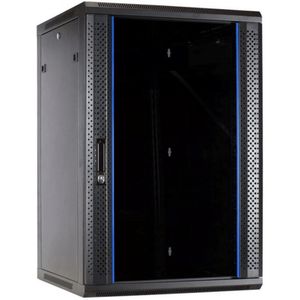 DSIT - 27U Wandkast - Serverbehuizing - 600x600x1300mm - Glazen Deur - 19 Inch
