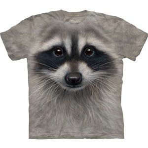 KIDS T-shirt Raccoon Face S