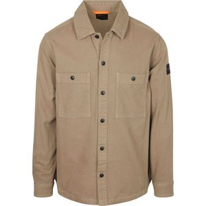 BOSS Overshirt Locky Kaki - Maat M - Heren