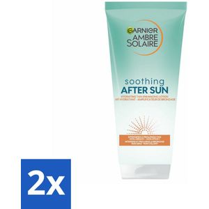 Garnier - Ambre Solaire - Aftersun Melk met Zelfbruiner - Gezicht & Lichaam - 200 ml - Voordeelverpakking - 2 stuks