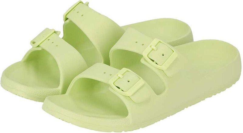 Morethansocks - Sandalen dames - Gespsluiting - Waterbestendig - Slipper dames - Sandalen lage hak dames - Sandalen zomer