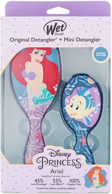 The Wet Brush Detangle Pakket Disney Princess Ariel Set 1St