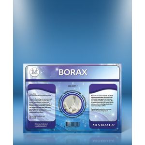 Borax 500 gram Minerala - Schoonmaak - Poeder - Boorzuur - Soldeerzuur - Natrium tetraboraat - Boorzure soda - Carbolzuur - Soldeermiddel - Soldeerpoeder