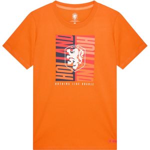 Nederlands Elftal - Big Logo - T-shirt - Oranje - KNVB - Fankleding