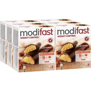 Modifast Intensive Maaltijdrepen Karamel - 6 x 6 repen