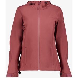 Mountain Peak dames outdoor softshell jas roze - Maat S