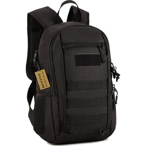 Mini-rugzak, 12 liter, universeel, waterdicht, gebruikt als tactische rugzak, schooltas, sporttas, laptoptas, voor buitensporten, met Molle-systeem, waterdicht