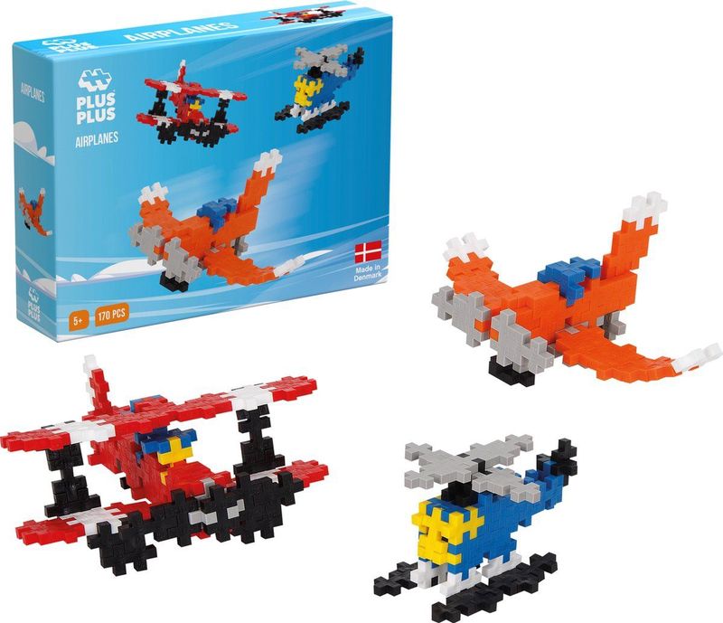 Plus-Plus - Bouwset - Vliegtuigen - 170 Onderdelen - Plastic
