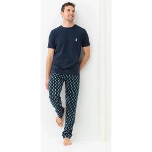 Mey Pyjamabroek Barber Heren 31113 668 yacht blue S