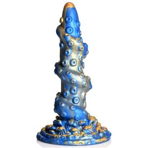 XR Brands AH108 - Kraken Silicone Dildo - Blue