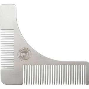 LifeGoods RVS Beard Bro – Baardkam – Baardtrimmer - Baard Verzorging – Creëer de perfect getrimde baard