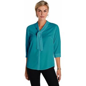 Tuniek met knoopsluiting en halsdoek