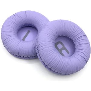 Geschikt voor JBL T450 T500 T510 T520 Tune600BT 660NC Headset Hoofdhoes - Gepresste lederen ademende hoofdhoes, hoge dichtheid spons oorkussen voering - paars (zonder sluiting)