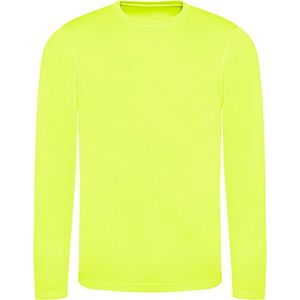 Unisex T-shirt met lange mouwen Cool T 'Electric Yellow' - XL