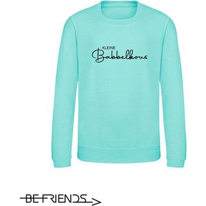 Be Friends Sweater - Kleine deugeniet - Kinderen - Mint groen - Maat 1-2 jaar