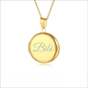 Fotohanger Met Ketting En Naam Gravering - Bibi